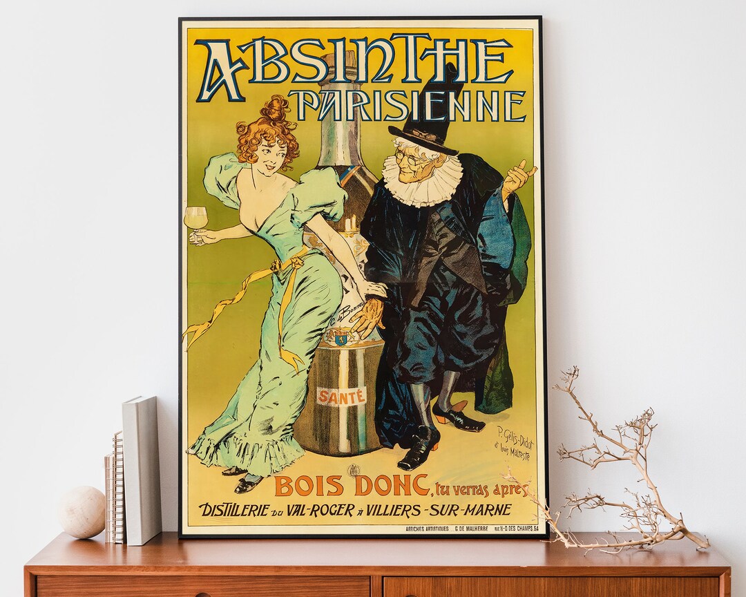 Alphonse Mucha - Art Nouveau - Affiche - Publicité Champagne - 1896