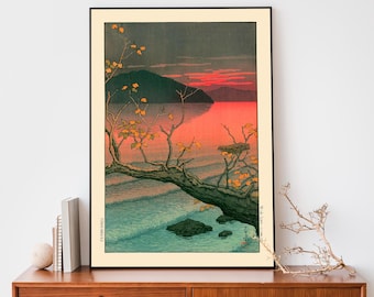 Kawase Hasui (1883-1957) Nenokuchi Lake - Japanese Scenery