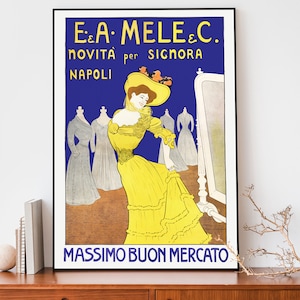 Leonetto Cappiello Mode Druck, Vintage Werbeplakatt, Jugendstil Französischer Druck