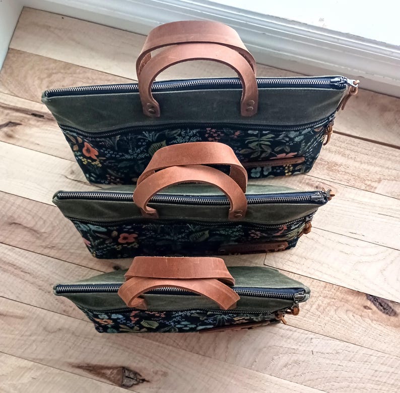 Bag comes in three sizes.