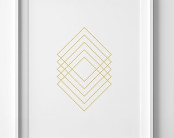 Gold wall decor | Etsy