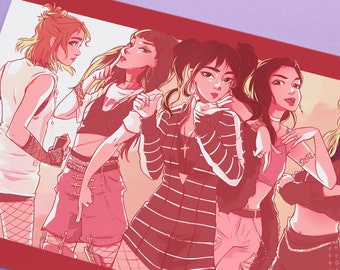Red Velvet Bad Boy Art Print Seulgi Yeri Joy Wendy Irene Boy Etsy Uk