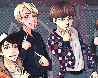 Anime Jeong Jungkook Fire Discovered By Alejandra Olvera