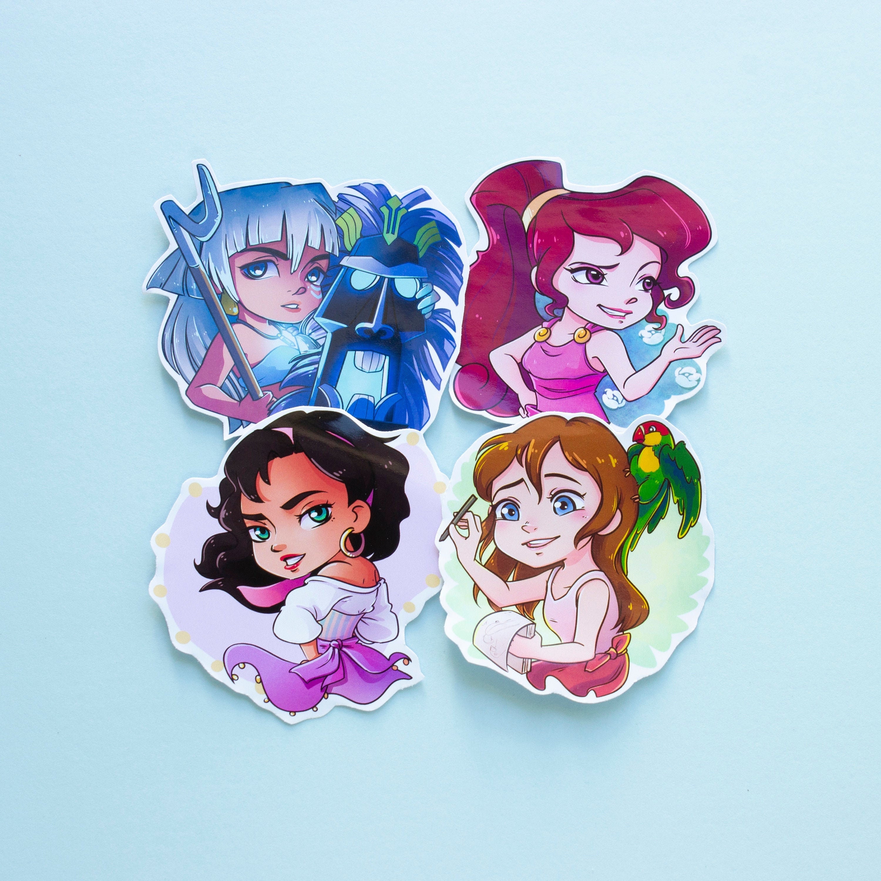 Disney Disney Stickers Kida Atlantis Megara Jane Tarzan Etsy Canada