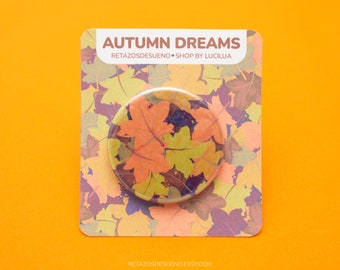 Spille autunnali decorative per zaini e vestiti, spille autunnali olografiche, spille gotiche di Halloween in stile cottage di moda dark academia