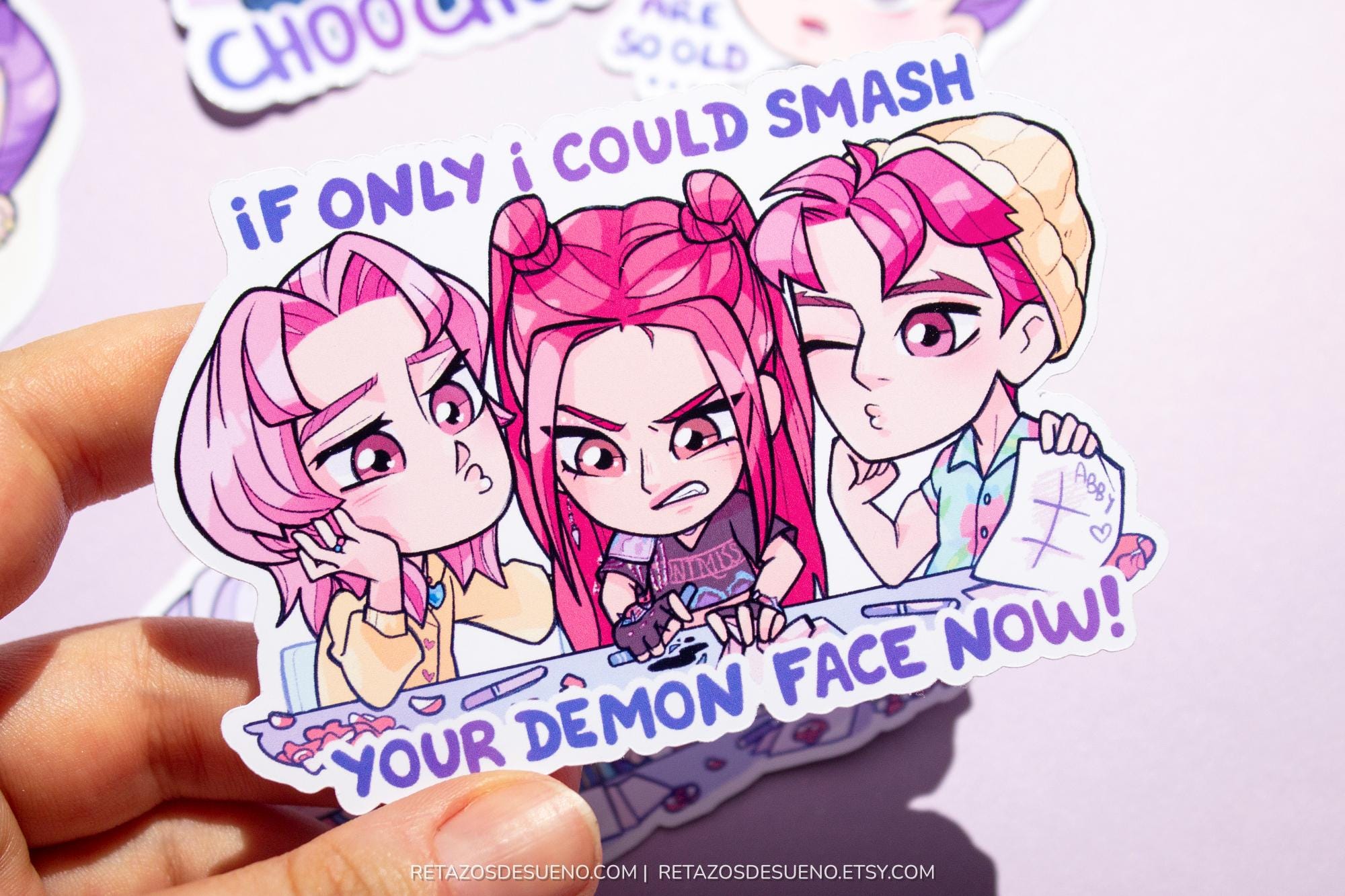 Pack De 40 Autocollants Kpop Demon Hunters - Vinyle Imperméable, Personnages Rumi, Mira, Zoey, Etc. | Pour Customiser Laptop, Skate, Valise, Cadeau Fan De K-pop