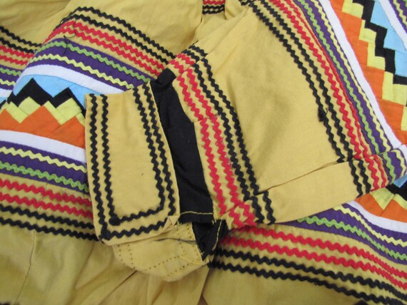 Vintage Miccosukee Seminole Patchwork Child's Jac… - image 2