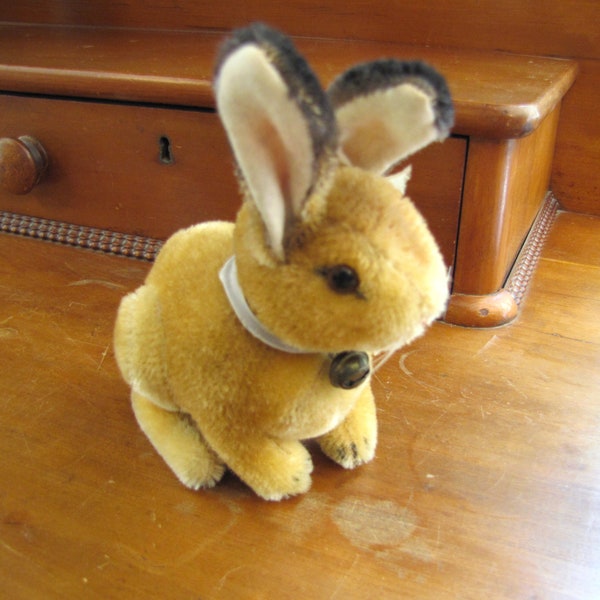 Vintage Steiff Bunny, Mohair Stuffed Animal, German toy, No ID, Vintage Steiff Toy, Sonny Bunny, Sonny Rabbit