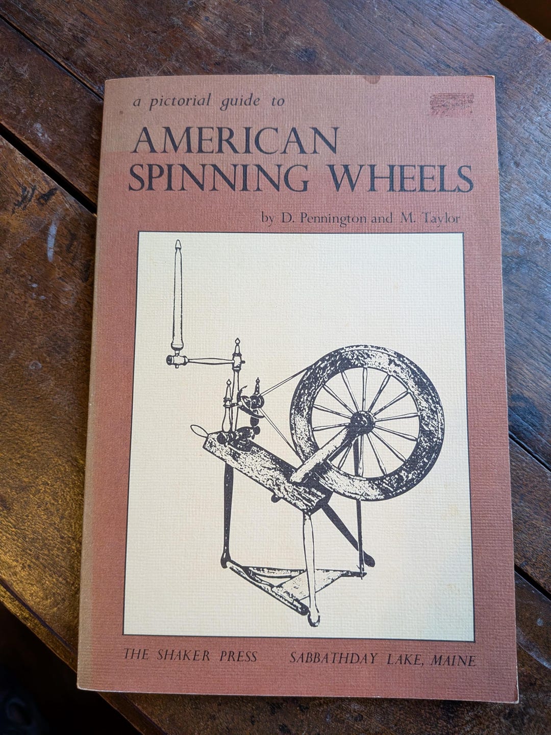 American Spinning Wheels Pictorial Guide, 1977 Shaker Press Book - Etsy