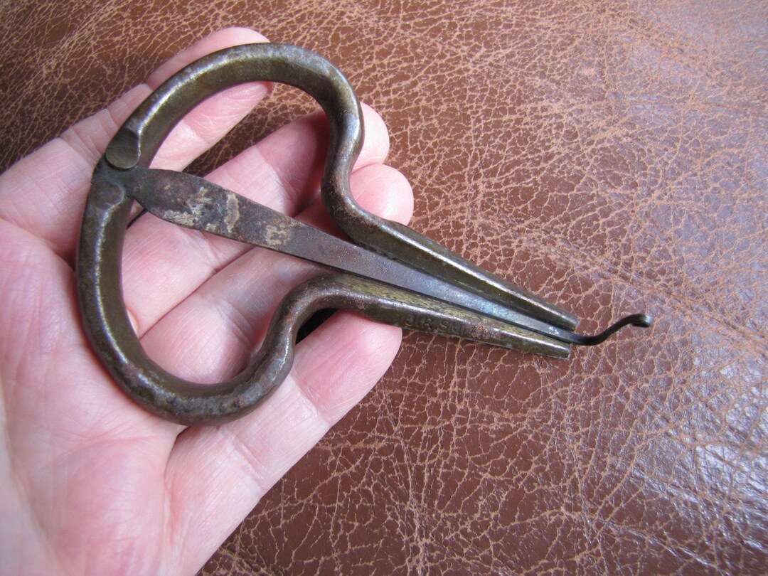 J R Smith Antique Jaw Harp, Mouth Harp, Jew Harp, Juice Harp, Stamped J