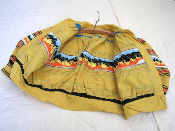 Vintage Miccosukee Seminole Patchwork Child's Jac… - image 6