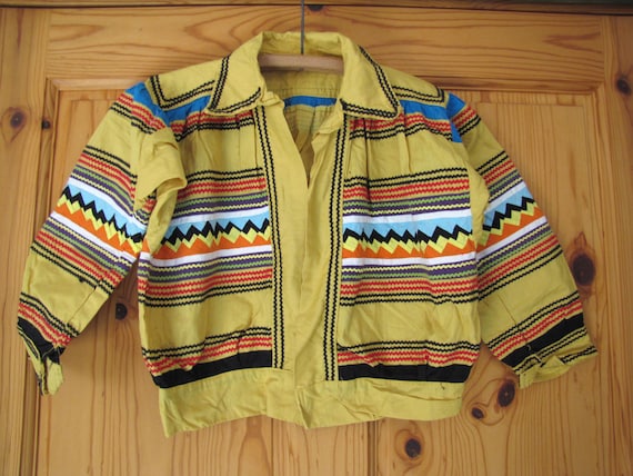 Vintage Miccosukee Seminole Patchwork Child's Jac… - image 1