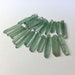 Green aura quartz point, emerald aura crystal point, cristal grid, altar crystal, witch crystal, boho gift, green aura point