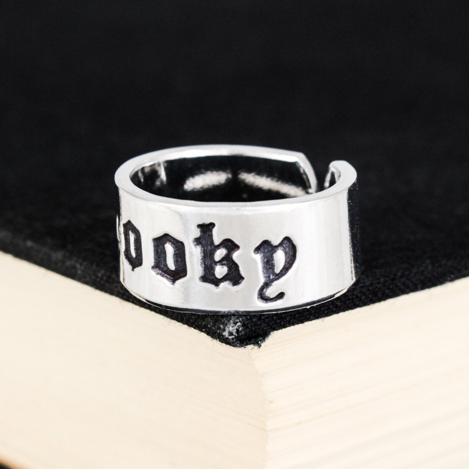 Spooky Ring Halloween Horror Goth Ring Halloween Ring Etsy