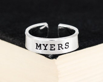 Myers, Michael, Horror Movies, Halloween Ring, Aluminum Cuff Ring
