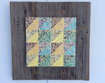 Mosaic Triangle Quilt Wall Hanging