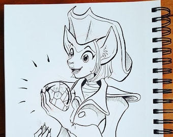 21 Drawtober 2019 - Tesoro, Tresor, Capitán, Pirata, Amelia