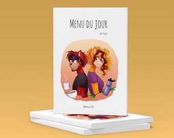 Menu du jour, Recueil, livre, bande dessinée, couple, personnages originaux, courtes histoires