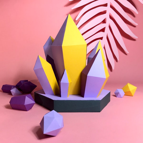 Diy Crystal Template - Etsy