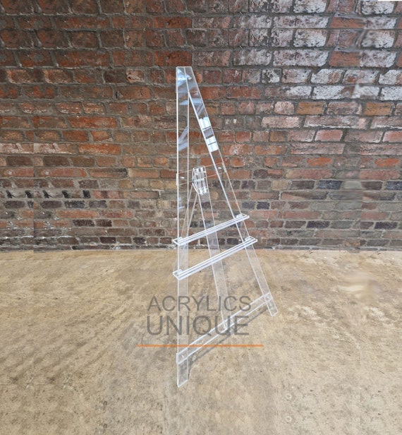 Large Acrylic Easel Stand Sign Perspex Studio Decor Wedding Party Balloon  Art Canvas Picture Welcome 