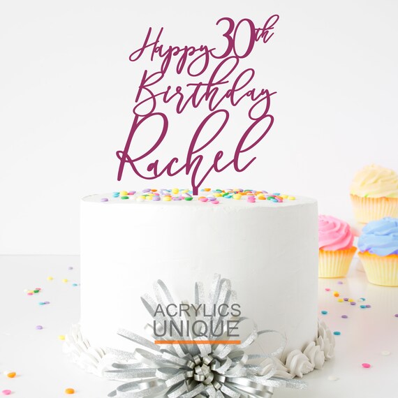 Cake topper personalizzato con nome cake topper nome cake
