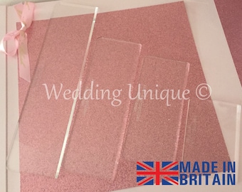Acrílico cocina raspador pastel tablero decoración de pasteles crema ganaching disco