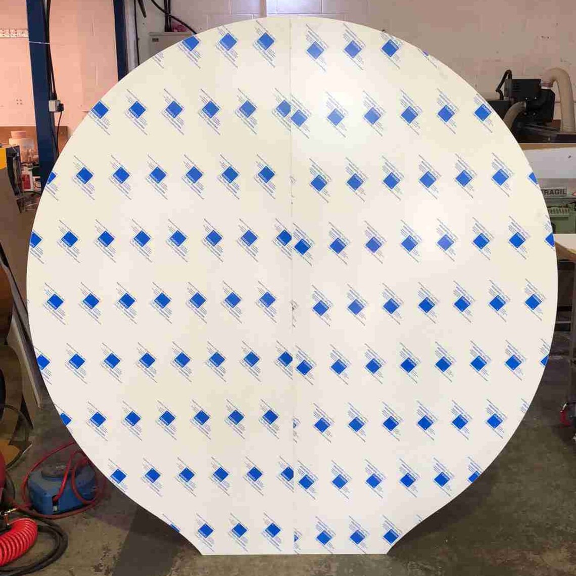 Round Acrylic Backdrop 6ft White Circle Back Drop Backdrop Etsy