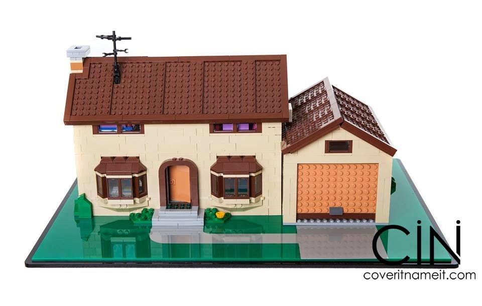 Plexiglas® display case for LEGO® The Simpsons House (71006)