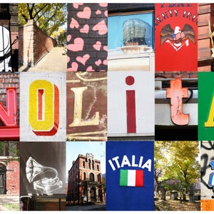 Set von 5 - NoLiTa Nachbarschaft Postkarten (New York City-Serie)