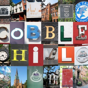 Set de 5 - Postal del barrio de Cobble Hill (Brooklyn Series)