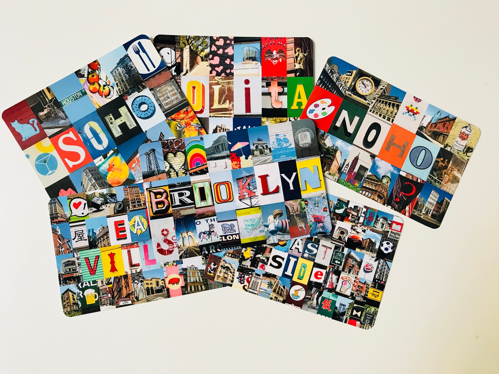 Brooklyn Neighborhood Poster Etsy