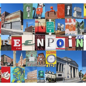 Conjunto de 5 - cartão postal do bairro Greenpoint (série Brooklyn)