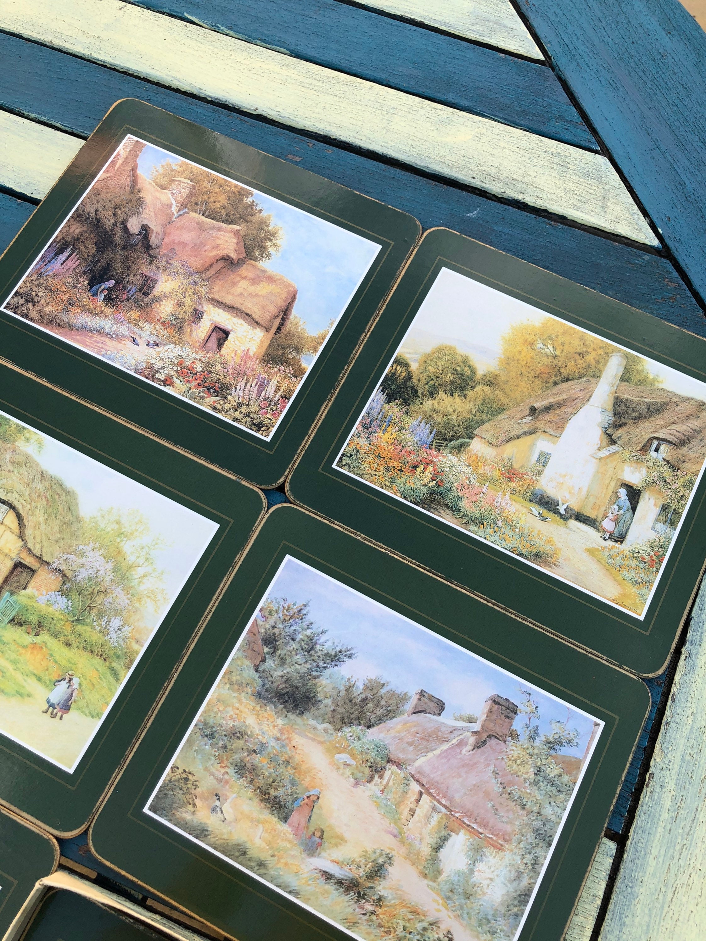 Set of 6 Cloverleaf Countryside Cottage placemats Etsy