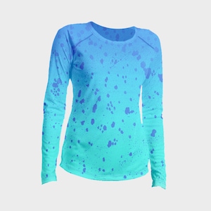 Blue Mahi SCOOP Neck Performance Long sleeve