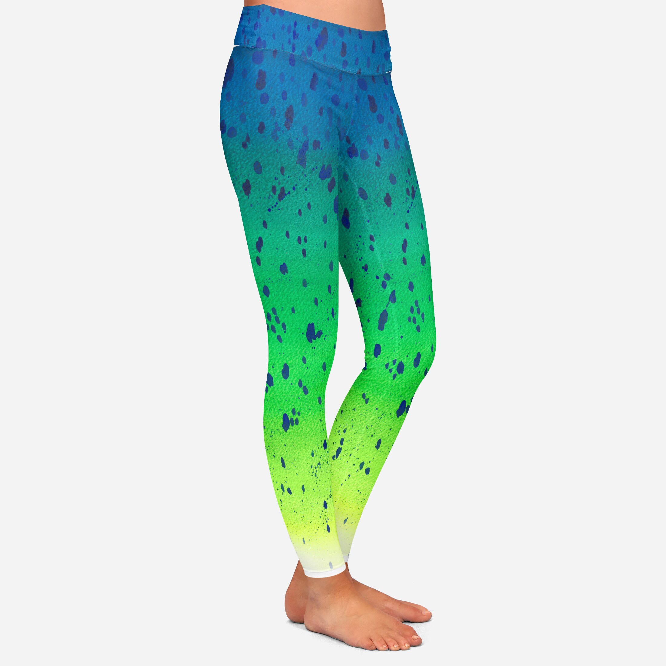 Mahi Print Water Leggings - Etsy