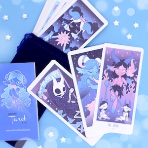 Baraja de cartas del tarot Caprimoon con los 22 arcanos mayores