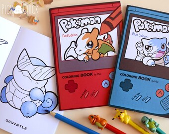Manga Coloring Book Etsy