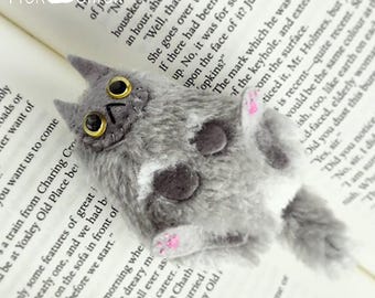 Peluche Gato gordo llavero mascota para Pullip, Blythe, licca, barbie
