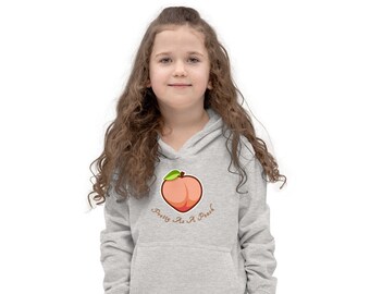 Pretty As A Peach Kids Sweaters, Kids Sweatshirts, Hoodie, Cute Hoodies