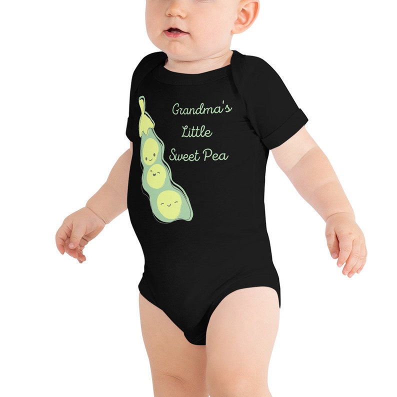 Grandma s Little Sweet Pea One Piece Creeper Baby Etsy Canada