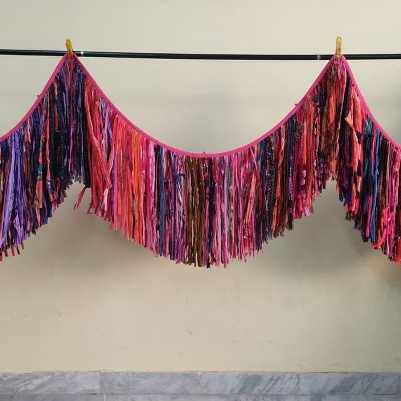 Bohemian Rag Curtains - Etsy