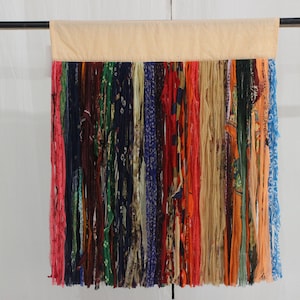 Rag Curtain - Etsy