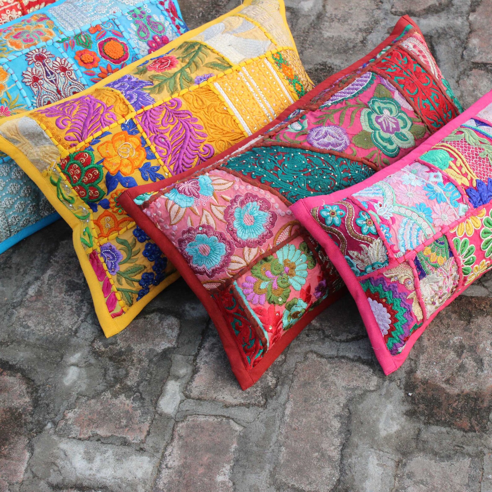 Lumbar Boho Pillow Cover Accent Pillow Decorative Throw Pillow Etsy