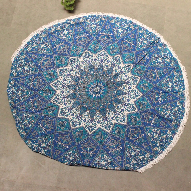Mandala Tapestry Round Beach Blanket star Mandala Roundie Beach Throw Indian Tapestry Blanket Bohemian Tapestry Hippie Blanket bedding decor