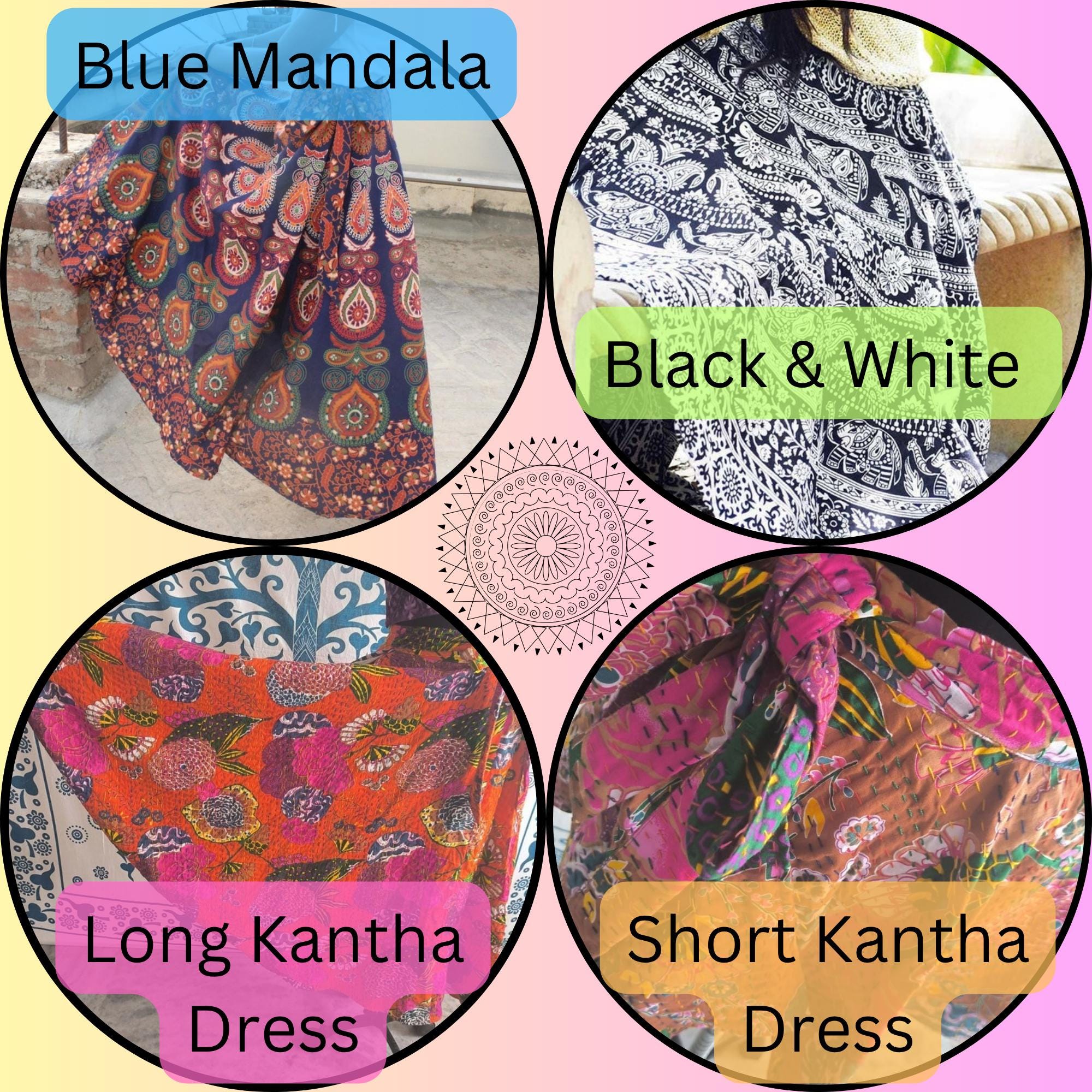 Indian Boho Skirt, Mandala Skirt, Elephant Gypsy Skirt Indian Boho Skirt, Mandala Skirt, Elephant Gypsy Skirt