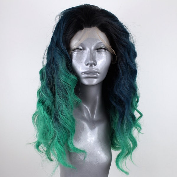 Amber- Mermaid Green Ombre