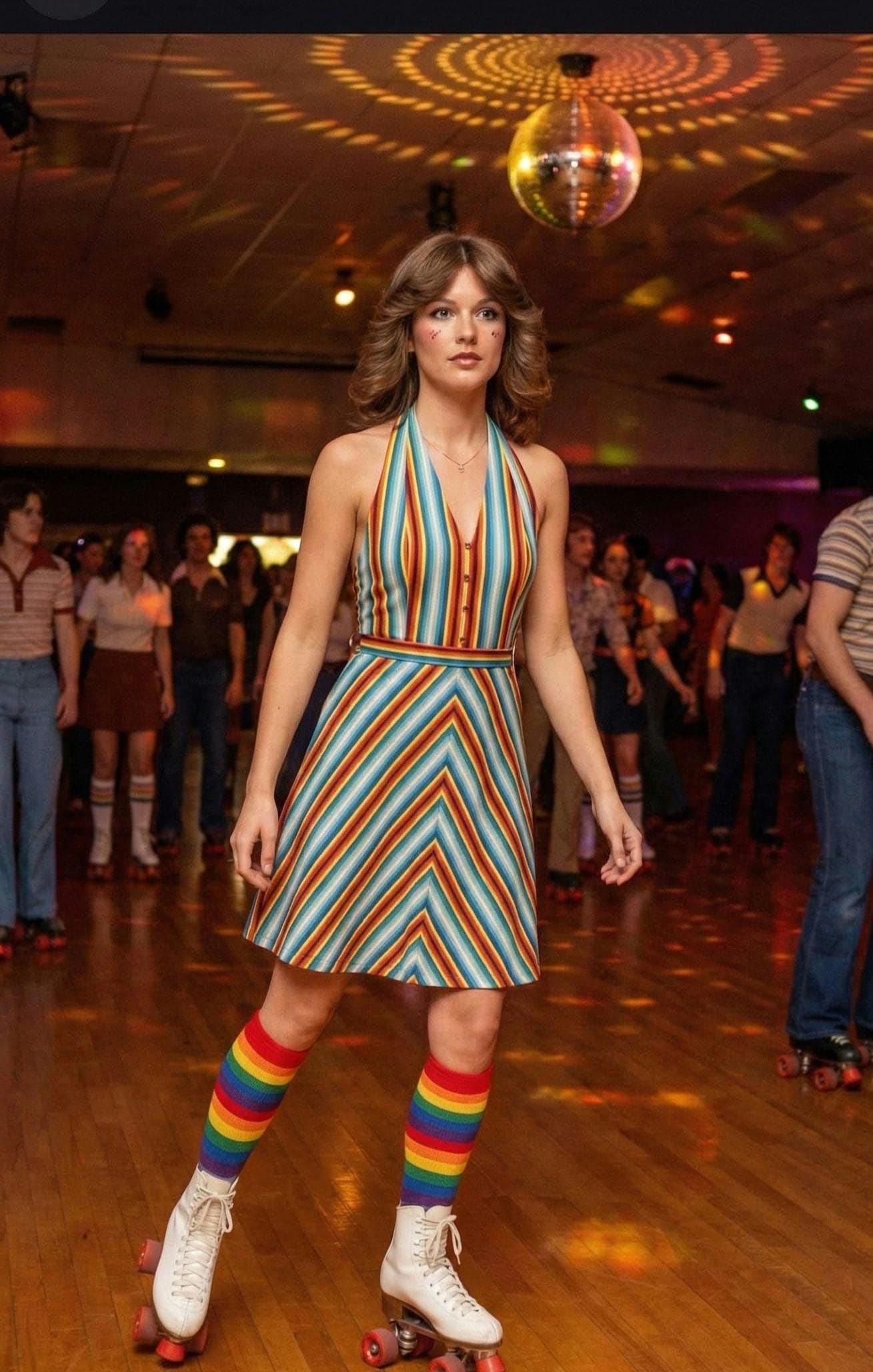 70s skater dress 70s Skating Dress