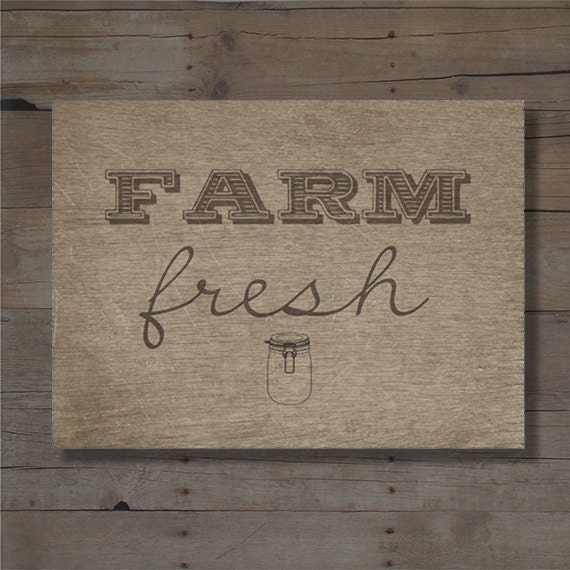 Farm Fresh Printable *instant Download* JPEG File - Etsy