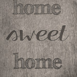 Home Sweet Home Printable *instant Download* JPEG File - Etsy