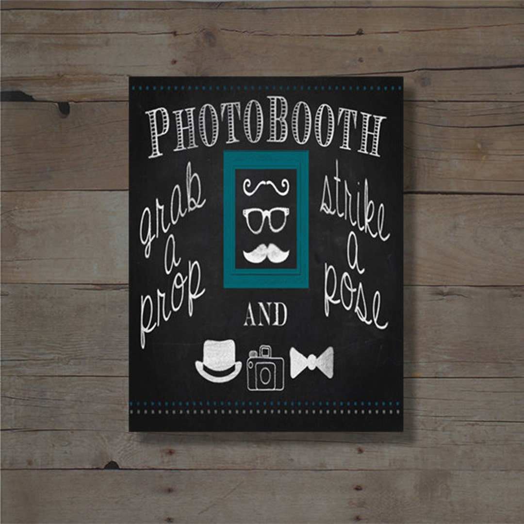 Photobooth Sign Printable *instant Download* JPEG File - Etsy Australia
